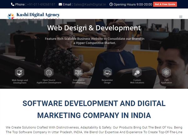 Kashi Digital Agency Pvt. Ltd.- Web Design Company In Varanasi, SEO Services, Digital Marketing, ECommerce Website Developers